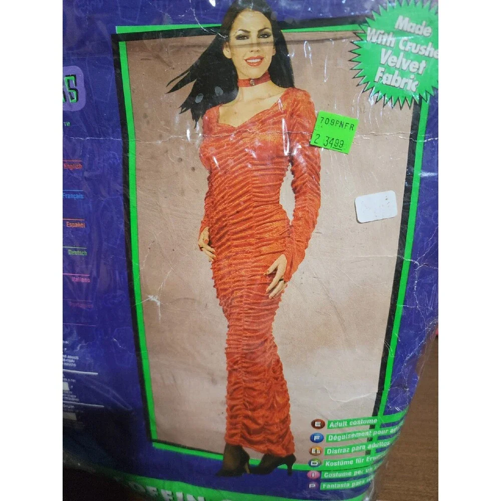 XX 16321 Red Coffin Dress Woman Costume By Rubies